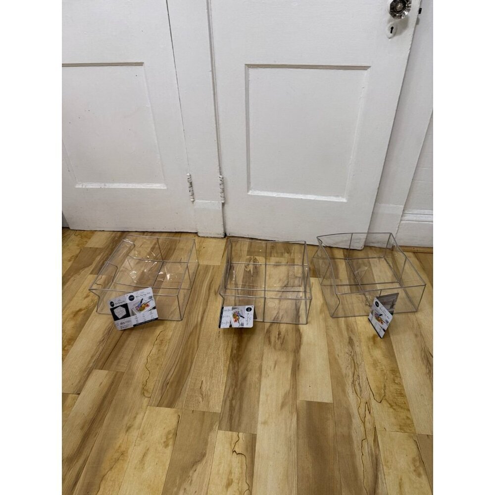 (3) piece Vinyl Wire Storage Bins CORE